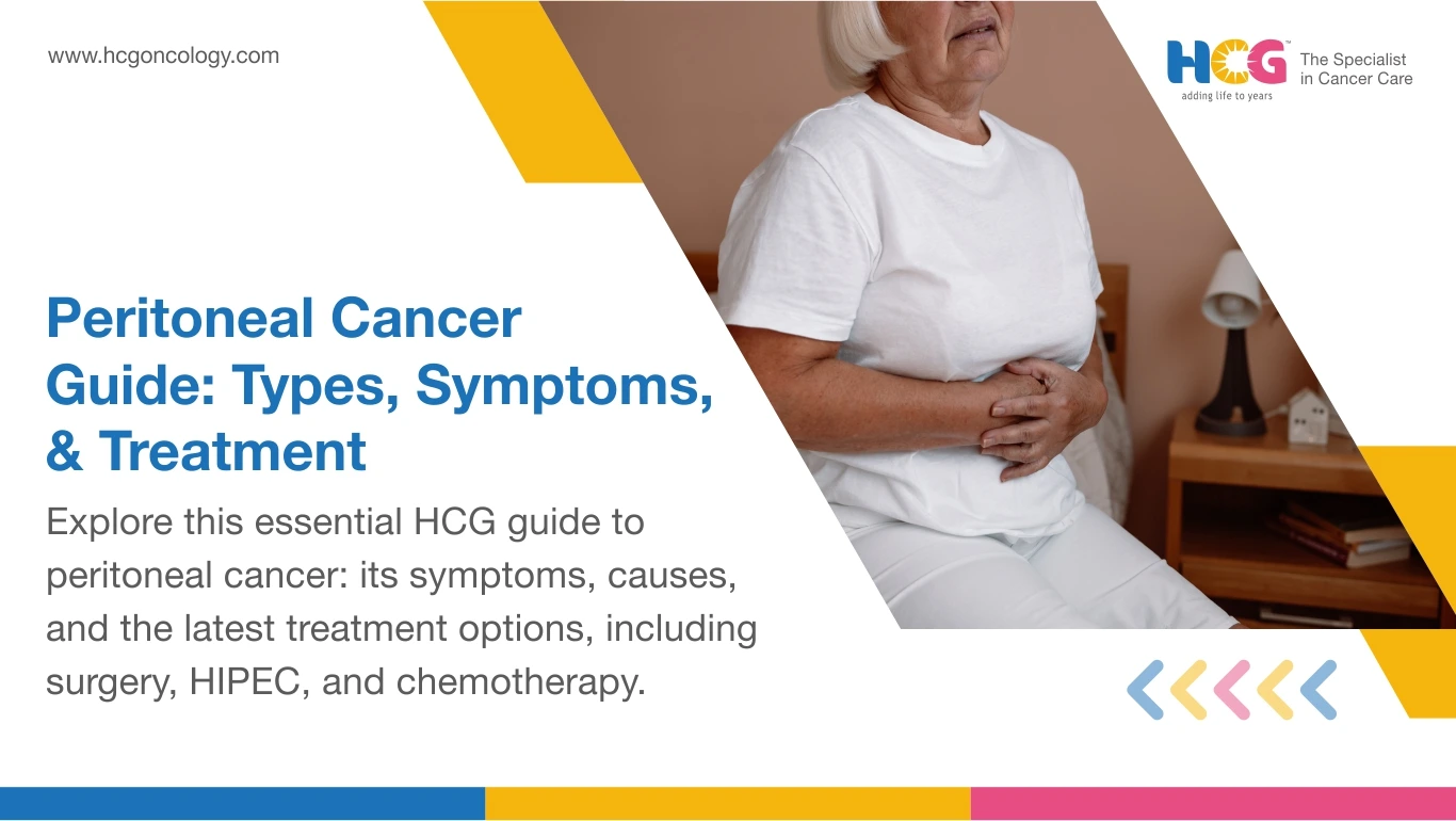 Pertinoneal cancer - types, symptoms, treatment