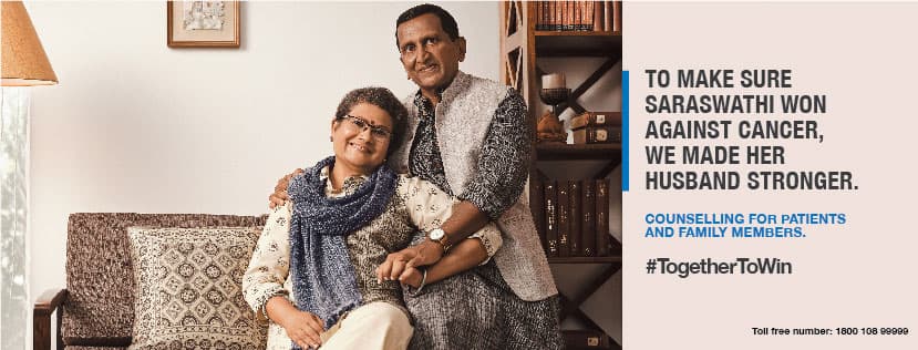 To make sure Saraswathi won against cancer, we made her husband stronger.