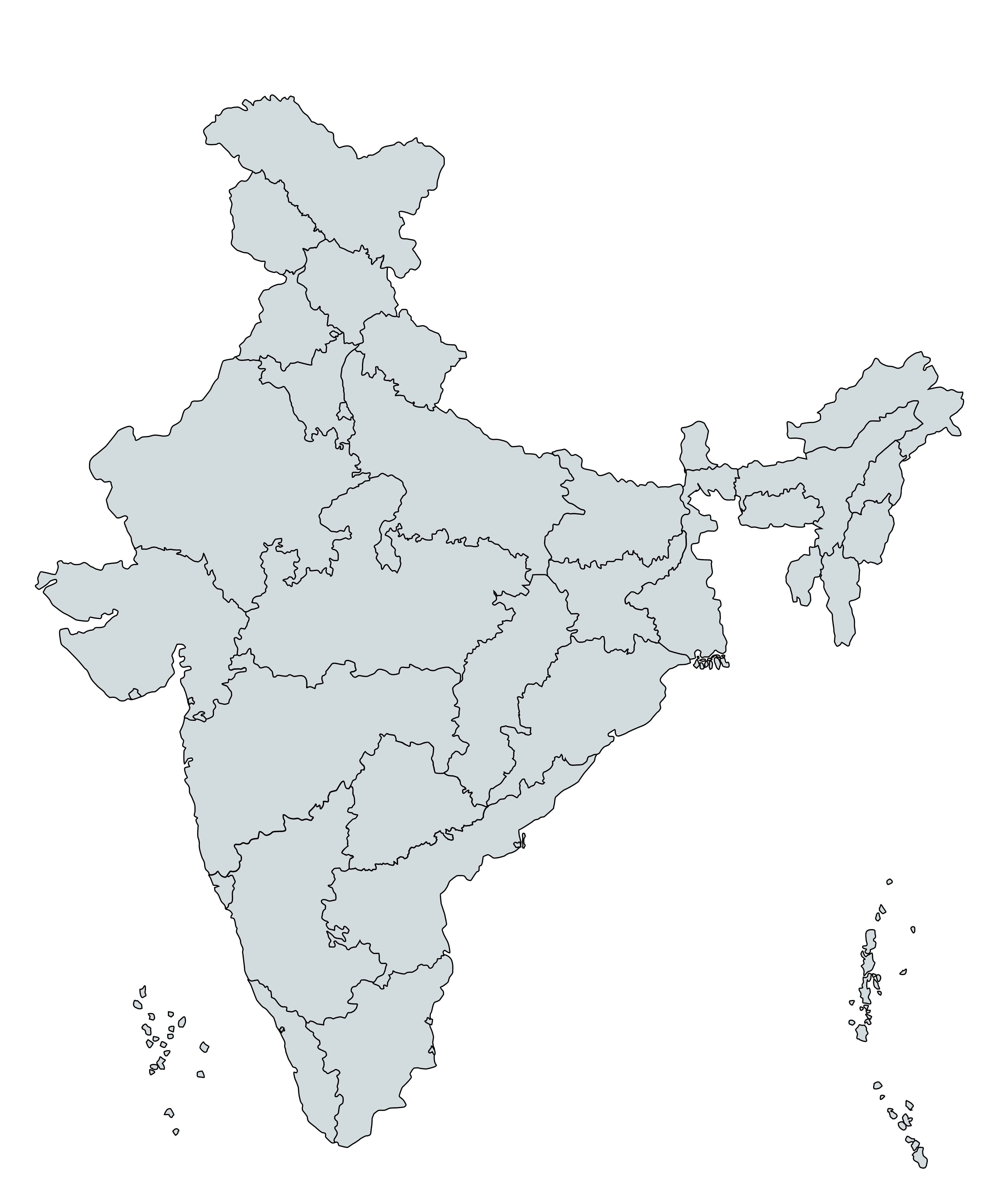 HCG India Map