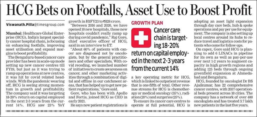 An exclusive interview of our CEO, Mr. Raj Gore was featured in The Economic Times publication